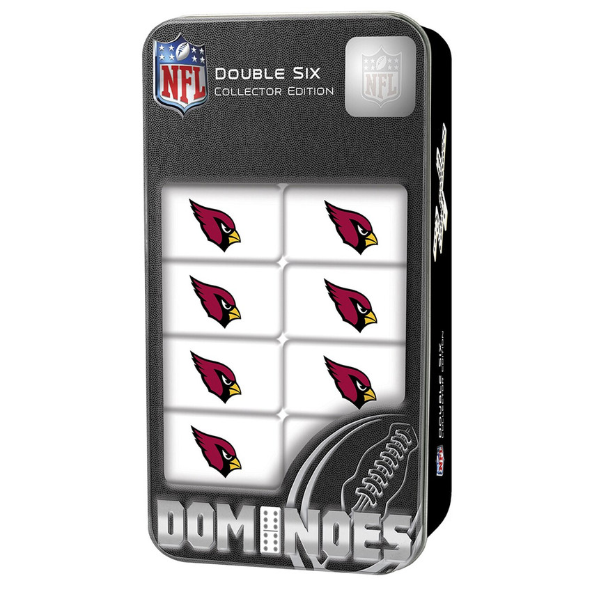Arizona Cardinals Double Six Domino Set NFL Game Set Fan Collectible