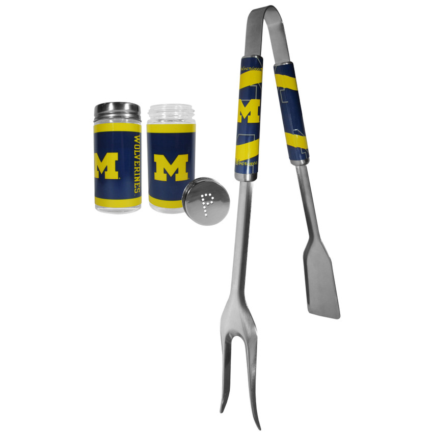 Michigan Wolverines NCAA 3-In-1 BBQ Tool - Perfect Outdoor Cooking Accessory for Fans