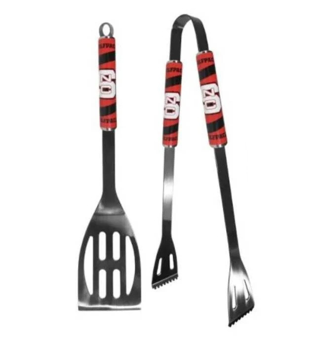 N. Carolina St. Wolfpack NCAA 2-Piece BBQ Tool Set Steel - Perfect Outdoor Cooking Accessory for Fans