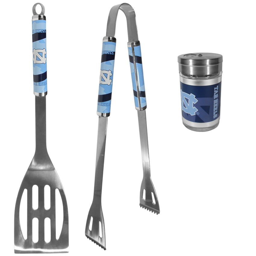 N. Carolina Tar Heels 2pc BBQ Set with Season Shaker