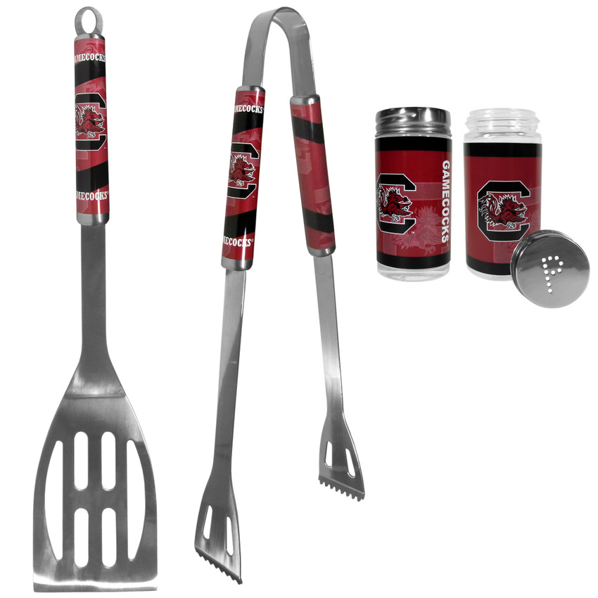 S. Carolina Gamecocks 2pc BBQ Set with Tailgate Salt & Pepper Shakers