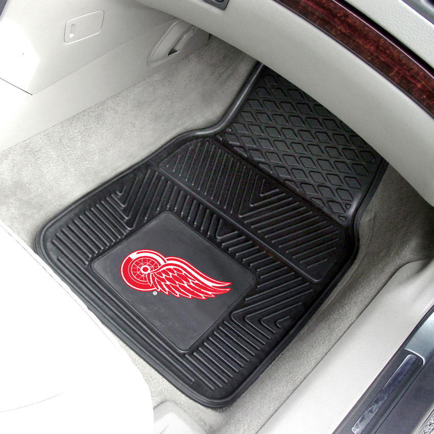 NHL - Detroit Red Wings 2-pc Vinyl Car Mat Set 17"x27"