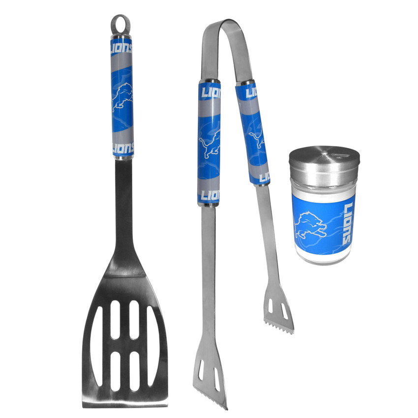 Detroit Lions 2pc BBQ Set with Season Shaker