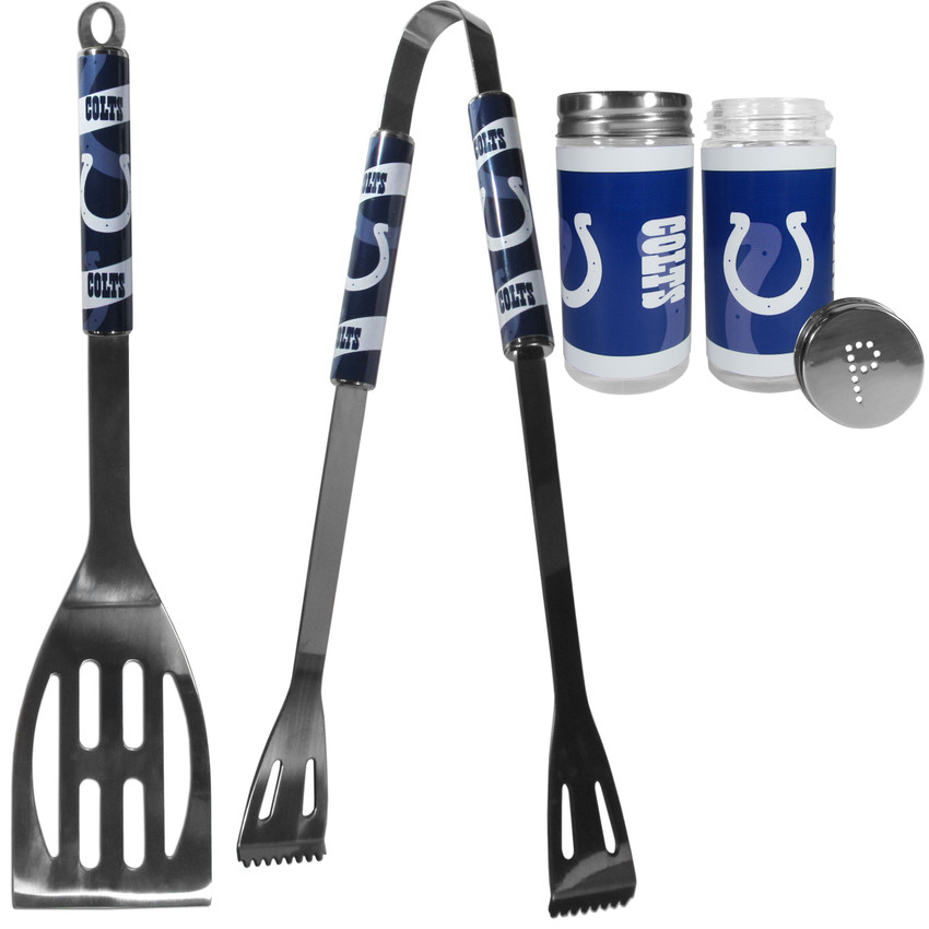 Indianapolis Colts 2pc BBQ Set with Tailgate Salt & Pepper Shakers