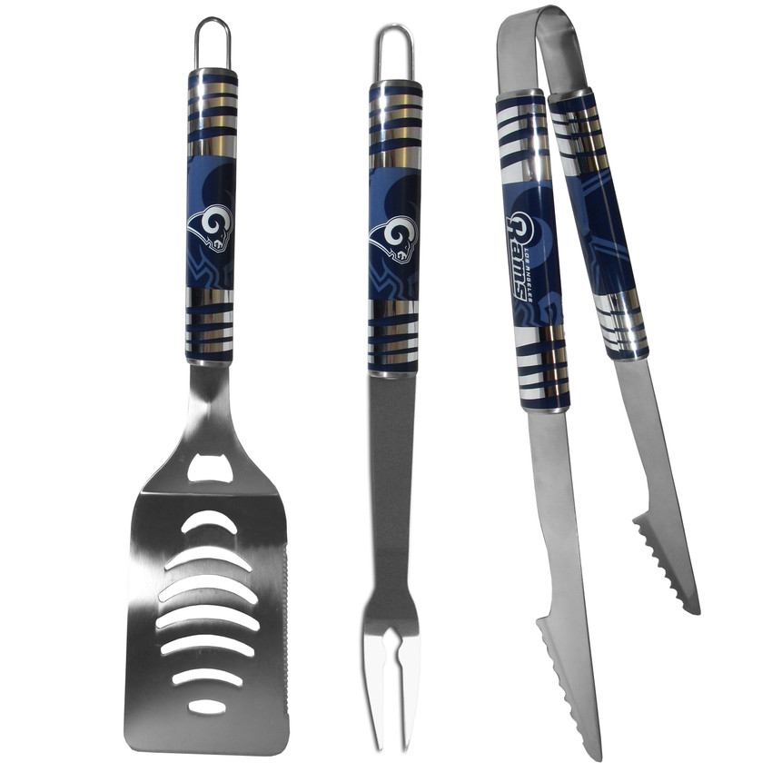 Los Angeles Rams 3 pc Tailgater BBQ Set