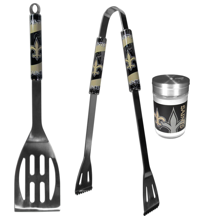 New Orleans Saints 2pc BBQ Set with Season Shaker