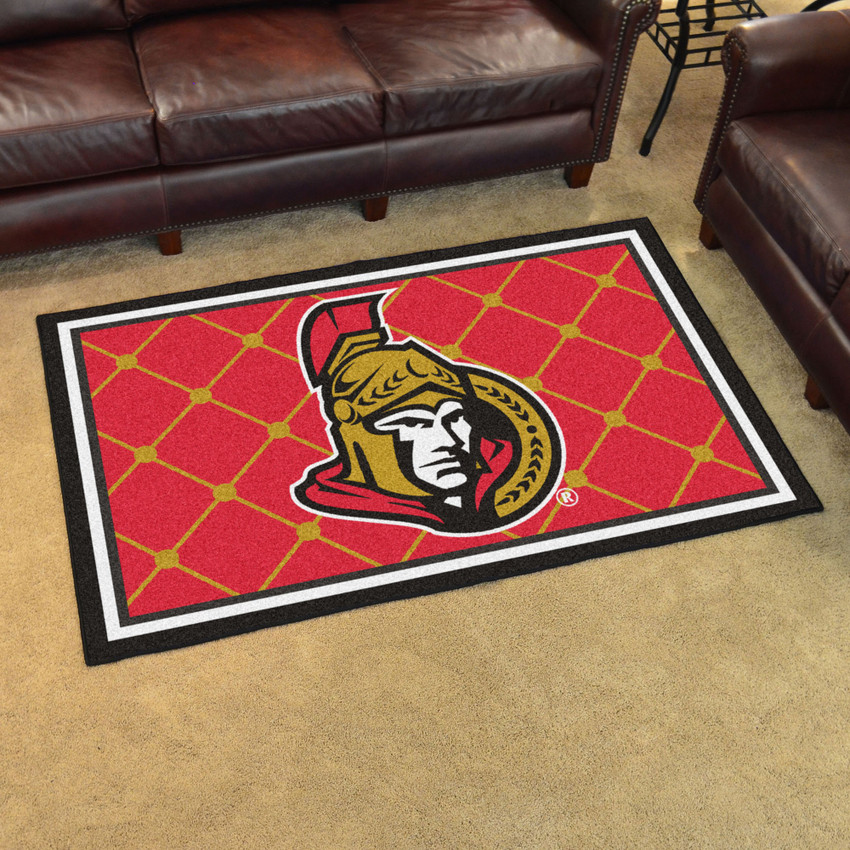 NHL - Ottawa Senators 4x6 Rug 44"x71"