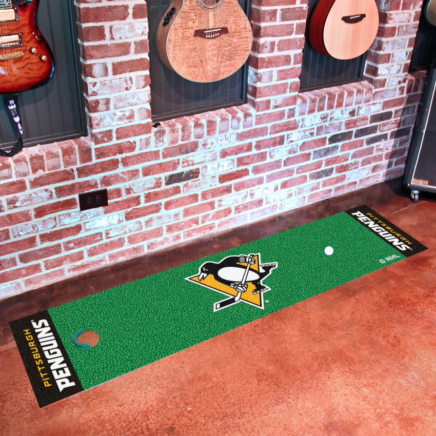 NHL - Pittsburgh Penguins Putting Green Mat 18"x72"