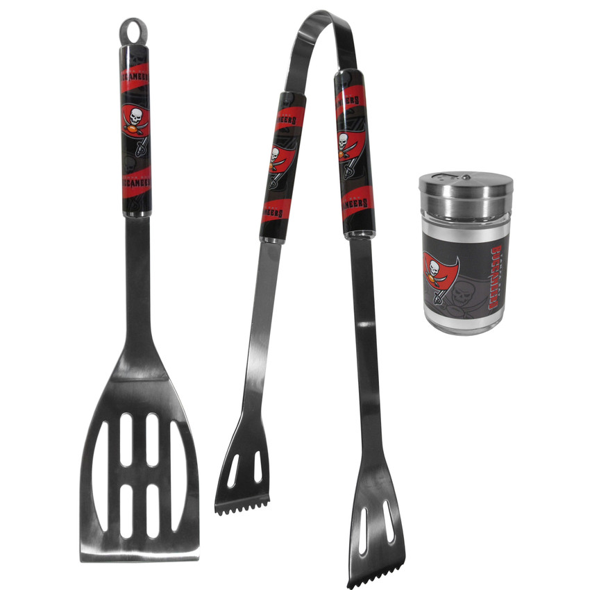 Tampa Bay Buccaneers 2pc BBQ Set with Season Shaker