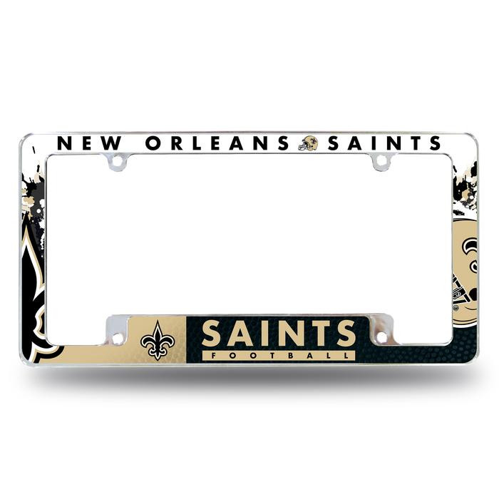 New Orleans Saints All Over Chrome Frame