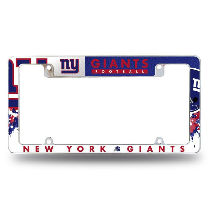 New York Giants All Over Chrome Frame