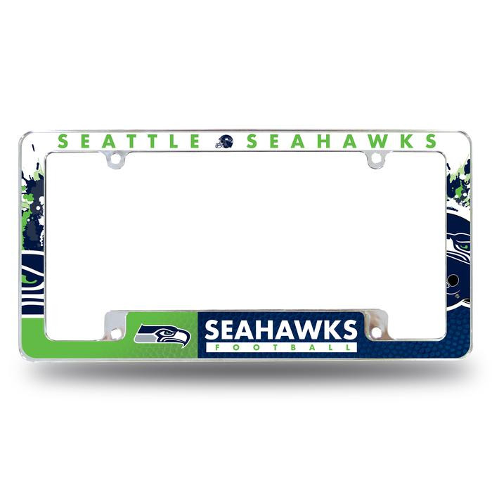Seattle Seahawks All Over Chrome Frame