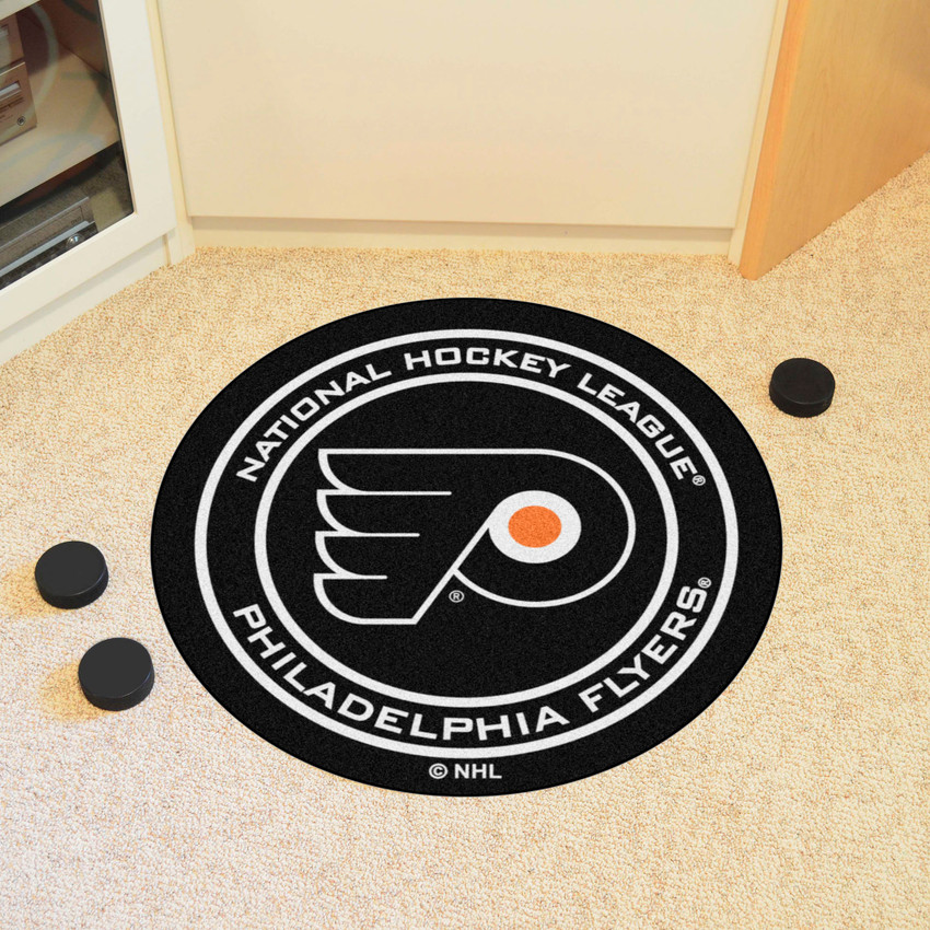 NHL - Philadelphia Flyers Puck Mat 27" diameter