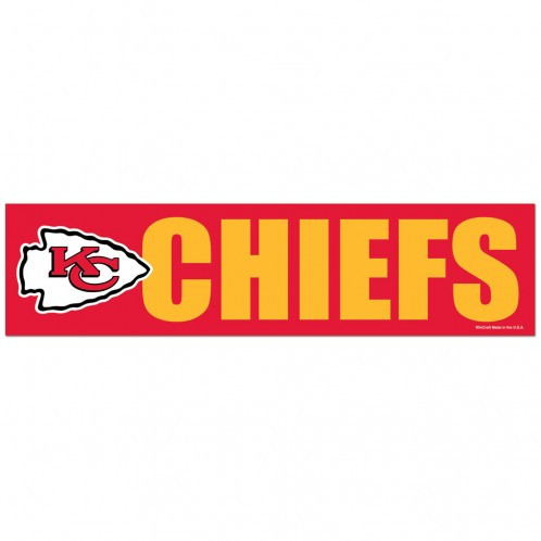 Kansas City Chiefs Decal Bumper Sticker