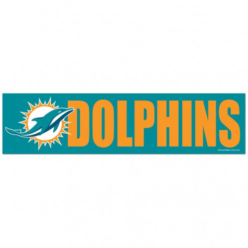 Miami Dolphins Decal Bumper Sticker