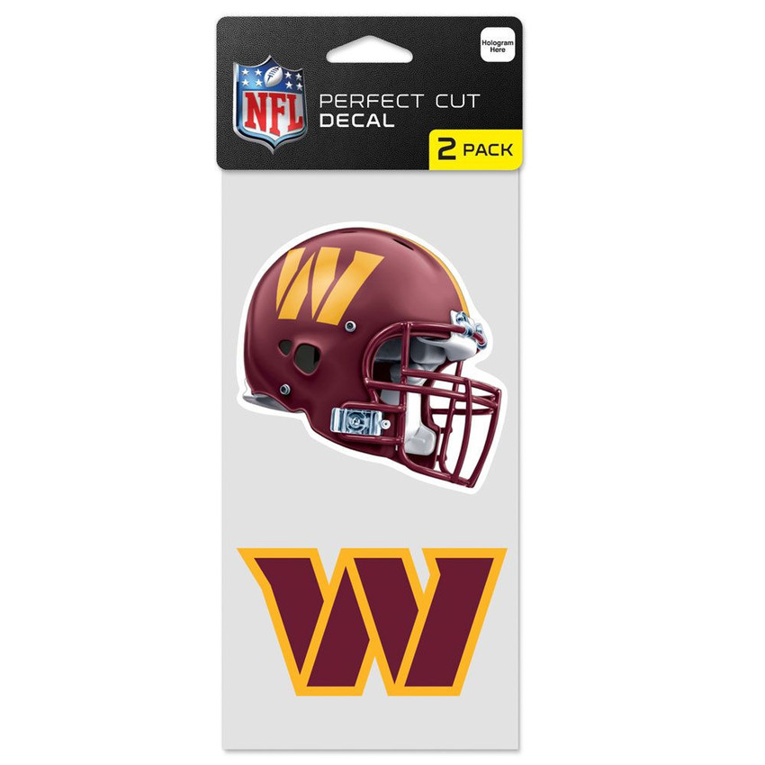 Washington Commanders Set of 2 Die Cut Decals