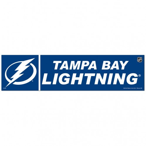 Tampa Bay Lightning Decal 3x12 Bumper Strip Style