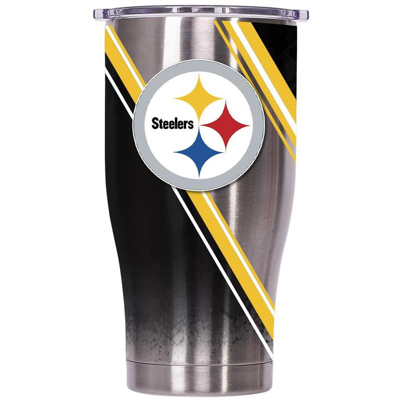 Pittsburgh Steelers Double Stripe Wrap Chaser 27oz