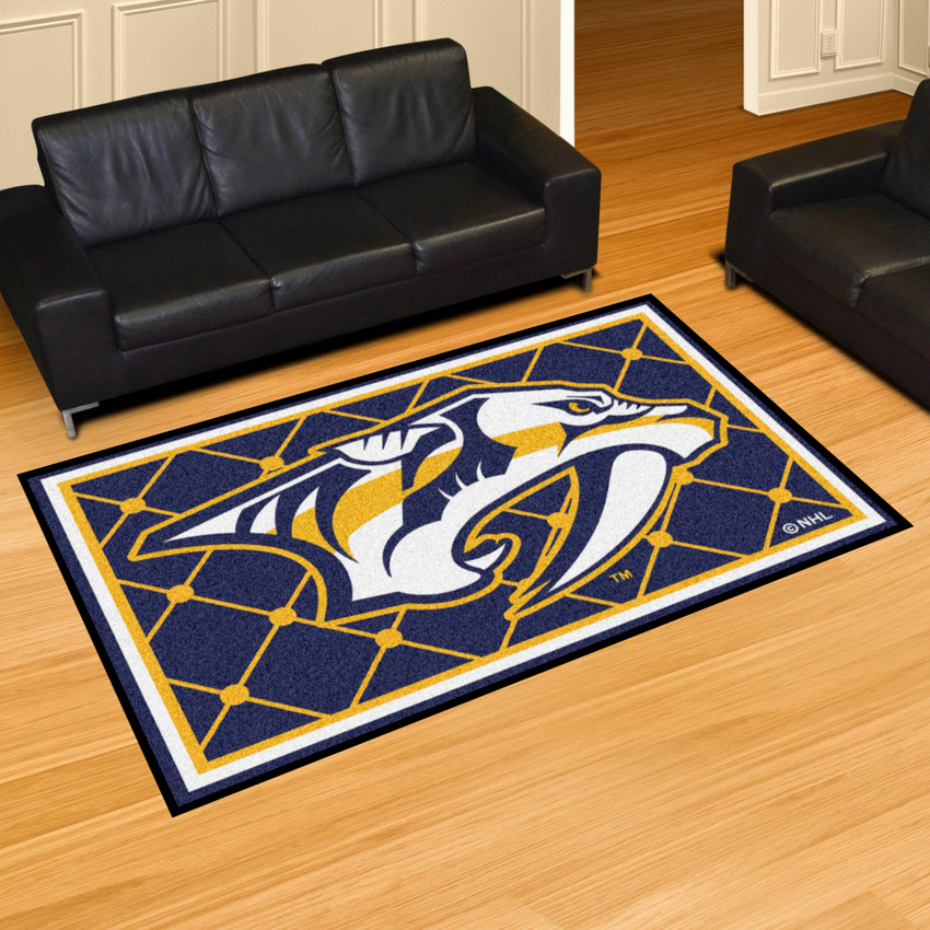NHL - Nashville Predators 5x8 Rug 59.5"x88"