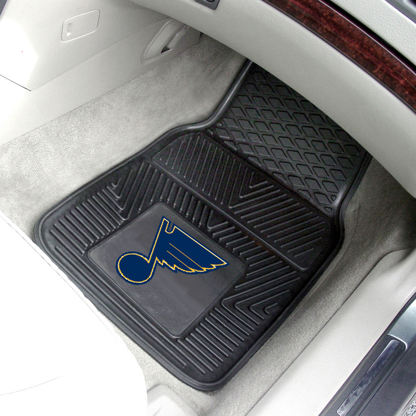 NHL - St. Louis Blues 2-pc Vinyl Car Mat Set 17"x27"
