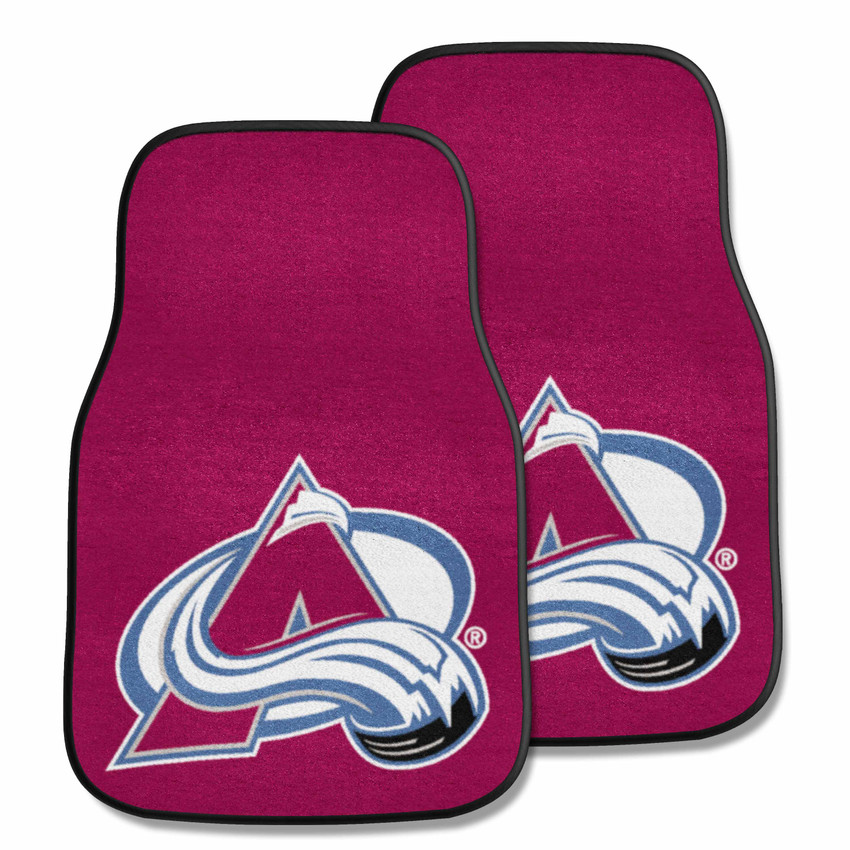 Colorado Avalanche Front Carpet Car Mat Set - 2 Pieces A Primary Logo