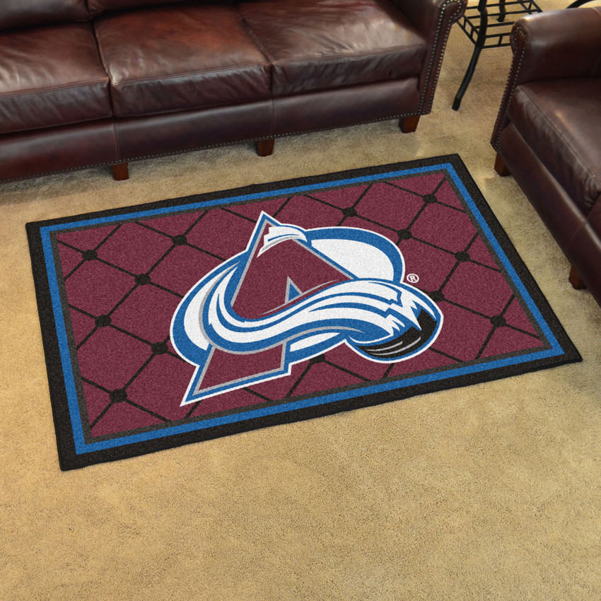 NHL - Colorado Avalanche 4x6 Rug 44"x71"