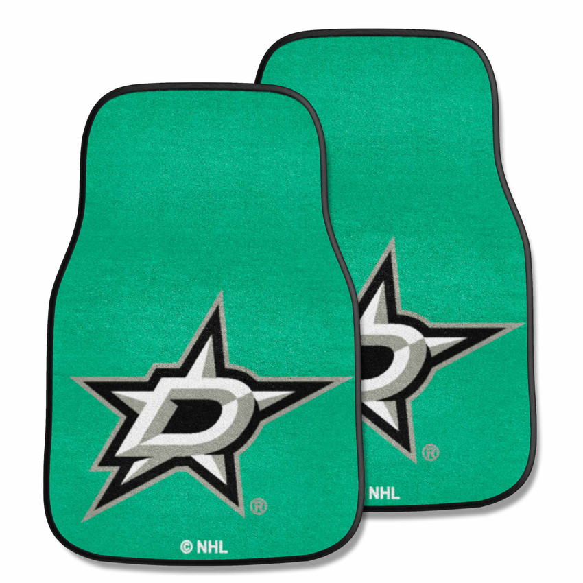 Dallas Stars Front Carpet Car Mat Set - 2 Pieces D Star Primary Logo