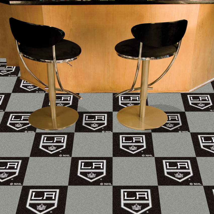 NHL - Los Angeles Kings Team Carpet Tiles 18"x18" tiles
