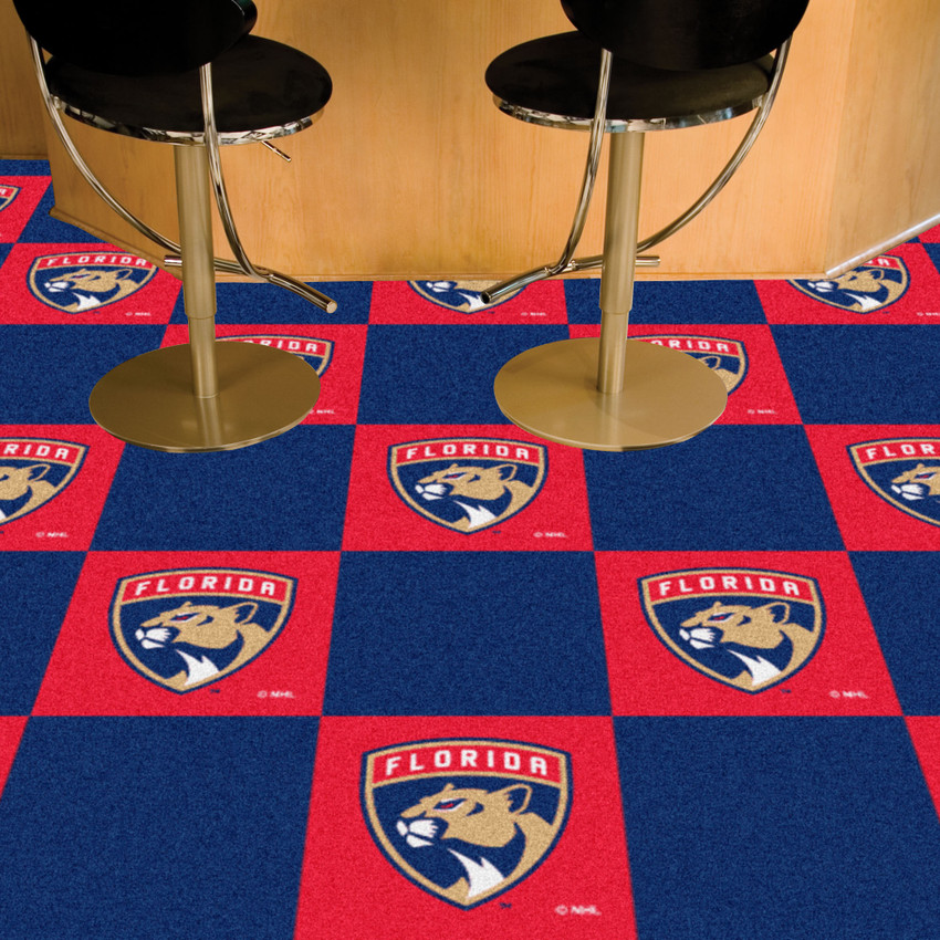 NHL - Florida Panthers Team Carpet Tiles 18"x18" tiles