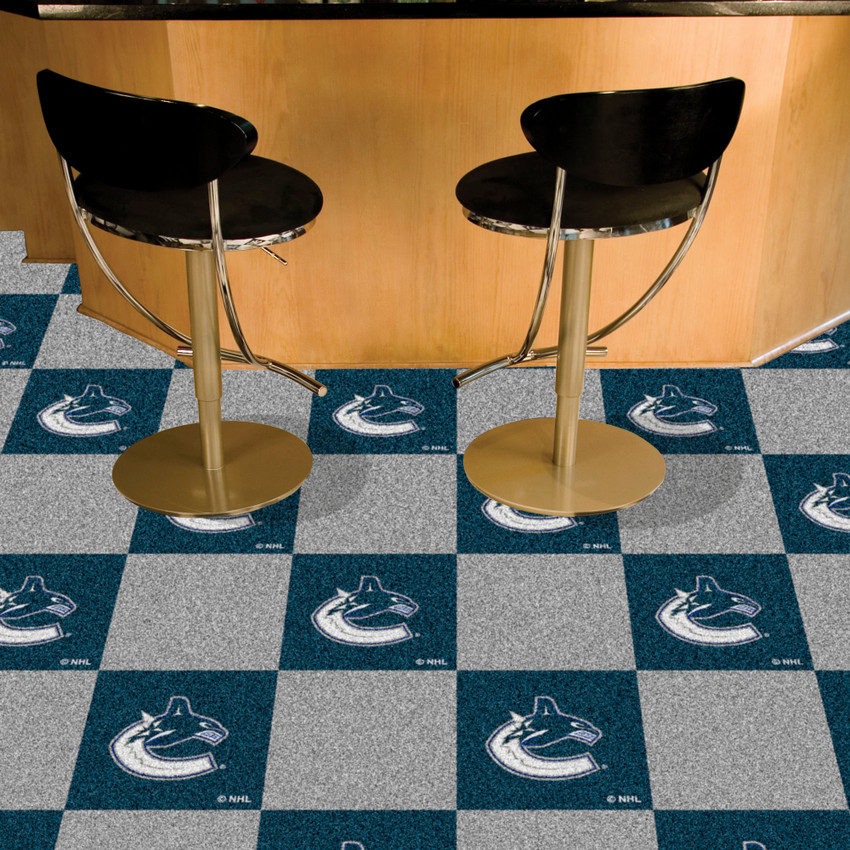 NHL - Vancouver Canucks Team Carpet Tiles 18"x18" tiles