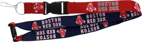 Boston Red Sox Lanyard Keychain ID Holder MLB Fan Accessory Reversible