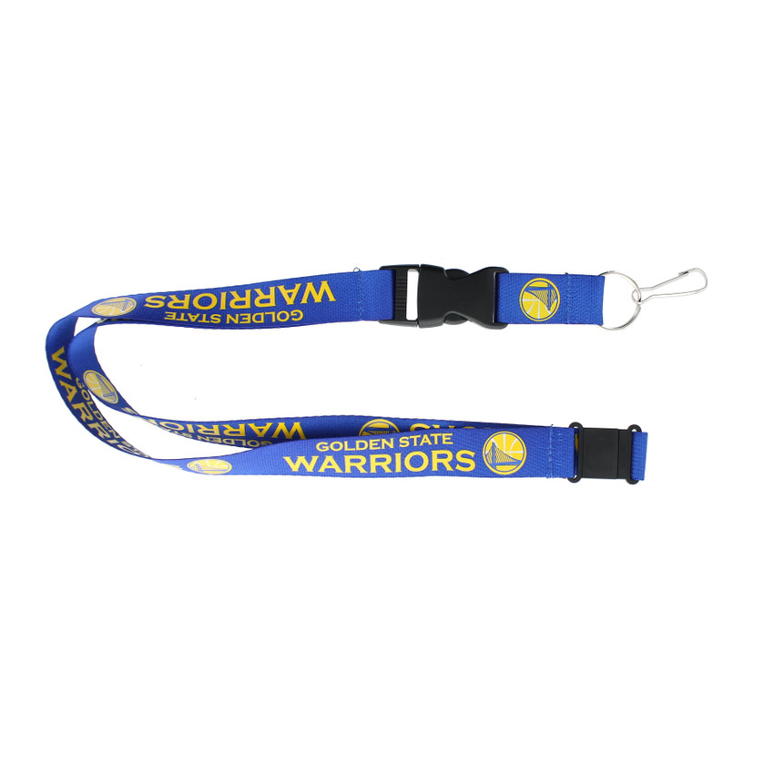 Golden State Warriors Lanyard Keychain ID Holder NBA Fan Accessory Blue
