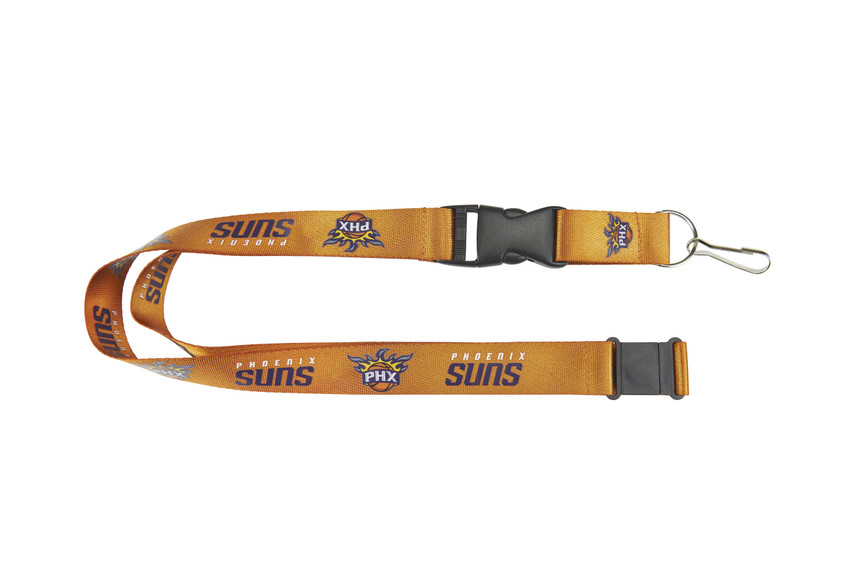 Phoenix Suns Lanyard Keychain ID Holder NBA Fan Accessory - Orange
