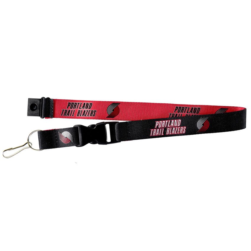 Portland Trail Blazers Lanyard Keychain ID Holder NBA Fan Accessory Reversible