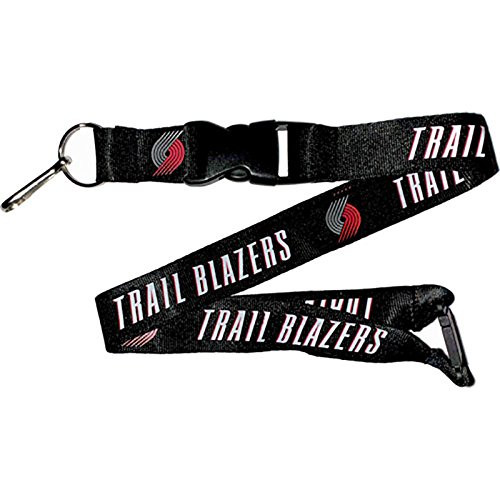 Portland Trail Blazers Lanyard Keychain ID Holder NBA Fan Accessory Black