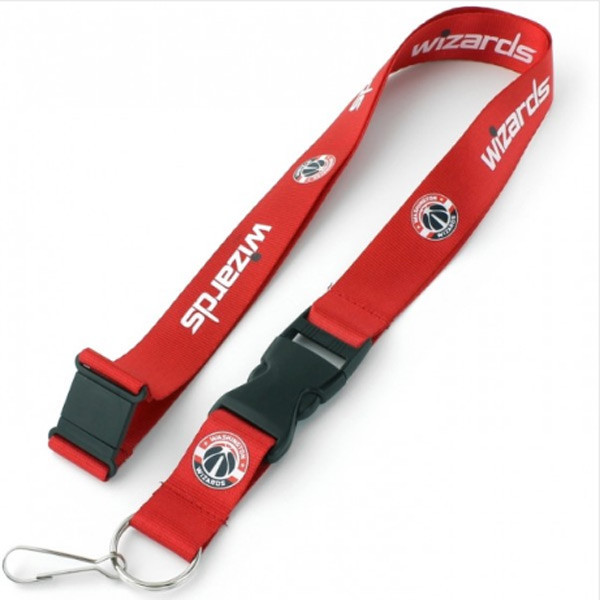 Washington Wizards Lanyard Keychain ID Holder NBA Fan Accessory - Red