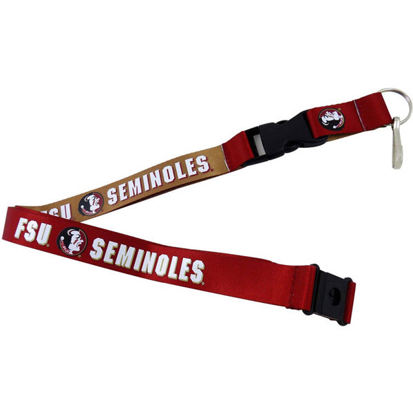 Florida State Seminoles Lanyard Keychain ID Holder NCAA Fan Accessory Reversible