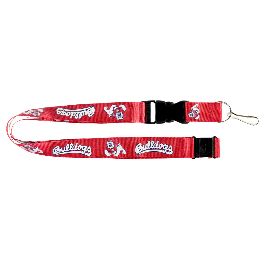 Fresno State Bulldogs Lanyard Keychain ID Holder NCAA Fan Accessory