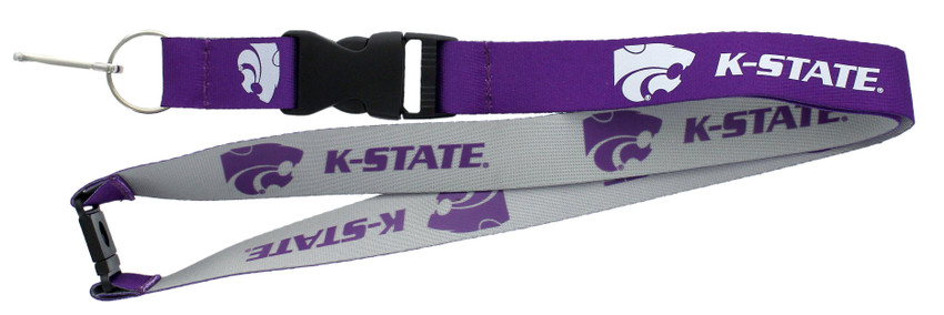 Kansas State Wildcats Lanyard Keychain ID Holder NCAA Fan Accessory - Reversible