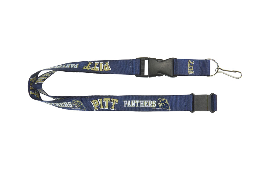Pittsburgh Panthers Lanyard Keychain ID Holder NCAA Fan Accessory - Blue