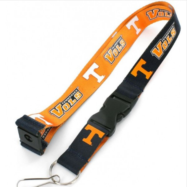 Tennessee Volunteers Lanyard Keychain ID Holder NCAA Fan Accessory Reversible