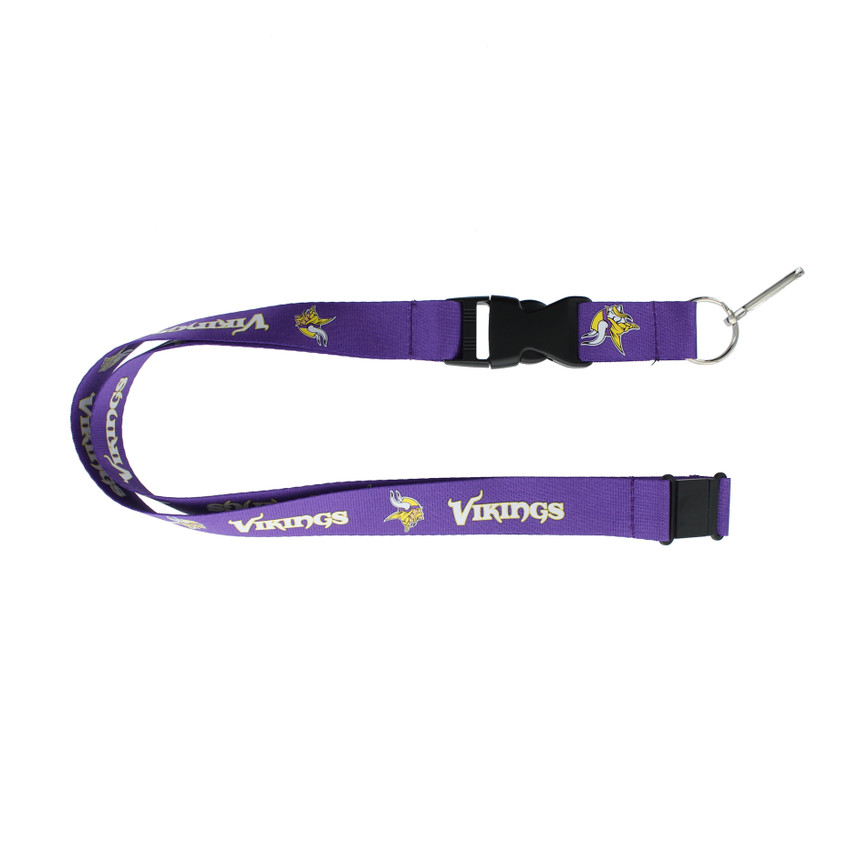 Minnesota Vikings Lanyard Keychain ID Holder NFL Fan Accessory Purple