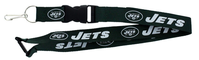 New York Jets Lanyard Keychain ID Holder NFL Fan Accessory Green