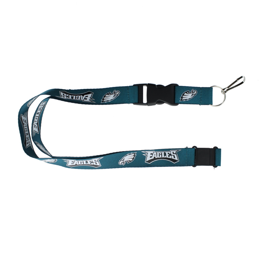 Philadelphia Eagles Lanyard Keychain ID Holder NFL Fan Accessory Green