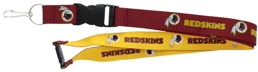 Washington Commanders Lanyard Keychain ID Holder NFL Fan Accessory Reversible