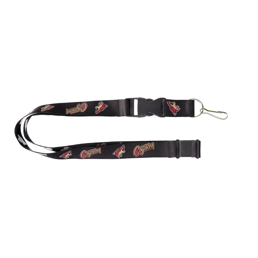 Arizona Coyotes Lanyard Keychain ID Holder NHL Fan Accessory Black