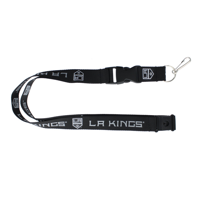 Los Angeles Kings Lanyard Keychain ID Holder NHL Fan Accessory - Black