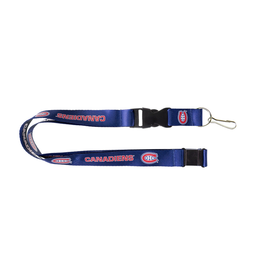 Montreal Canadiens Lanyard Keychain ID Holder NHL Fan Accessory Blue