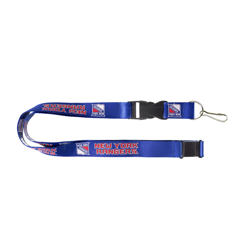 New York Rangers Lanyard Keychain ID Holder NHL Fan Accessory Blue