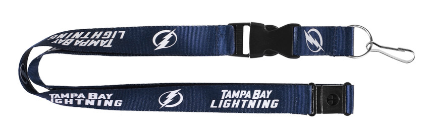 Tampa Bay Lightning Lanyard Keychain ID Holder NHL Fan Accessory - Blue